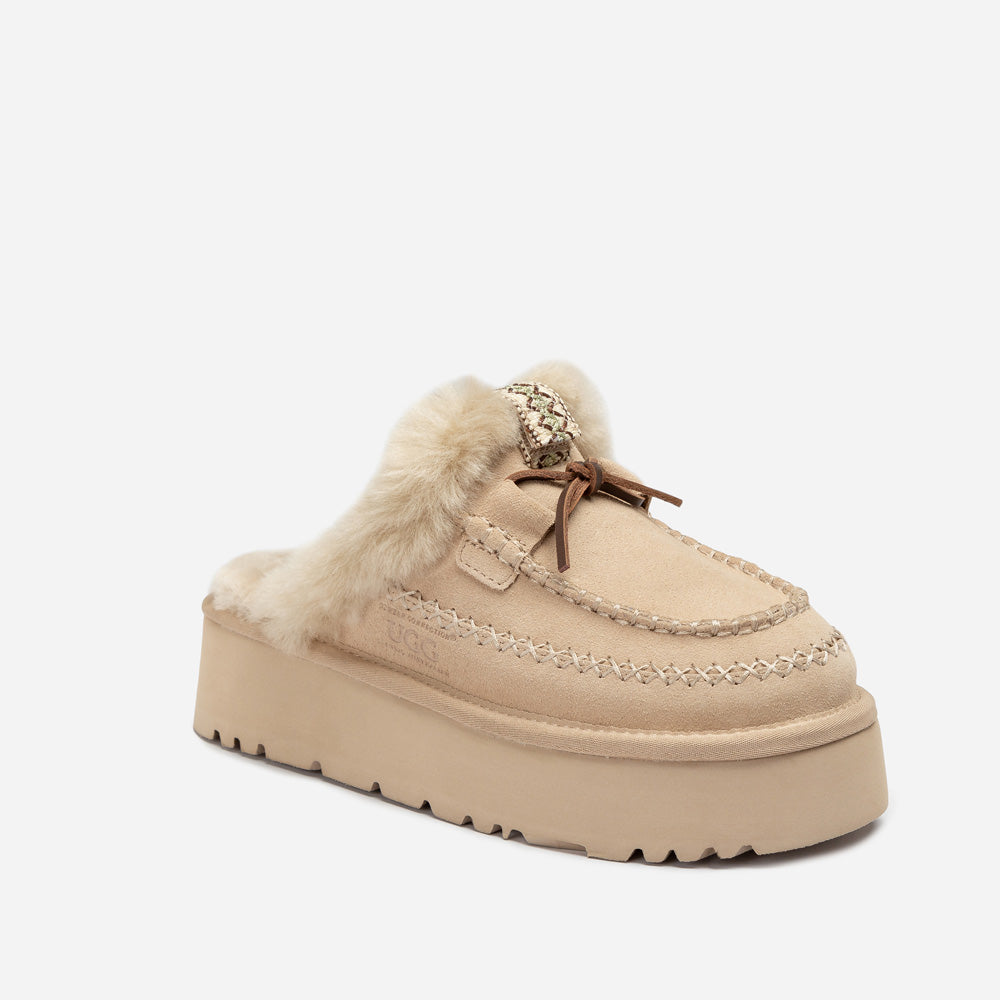 Ugg Letitia Platform Slipper (Replaceable Decoration)