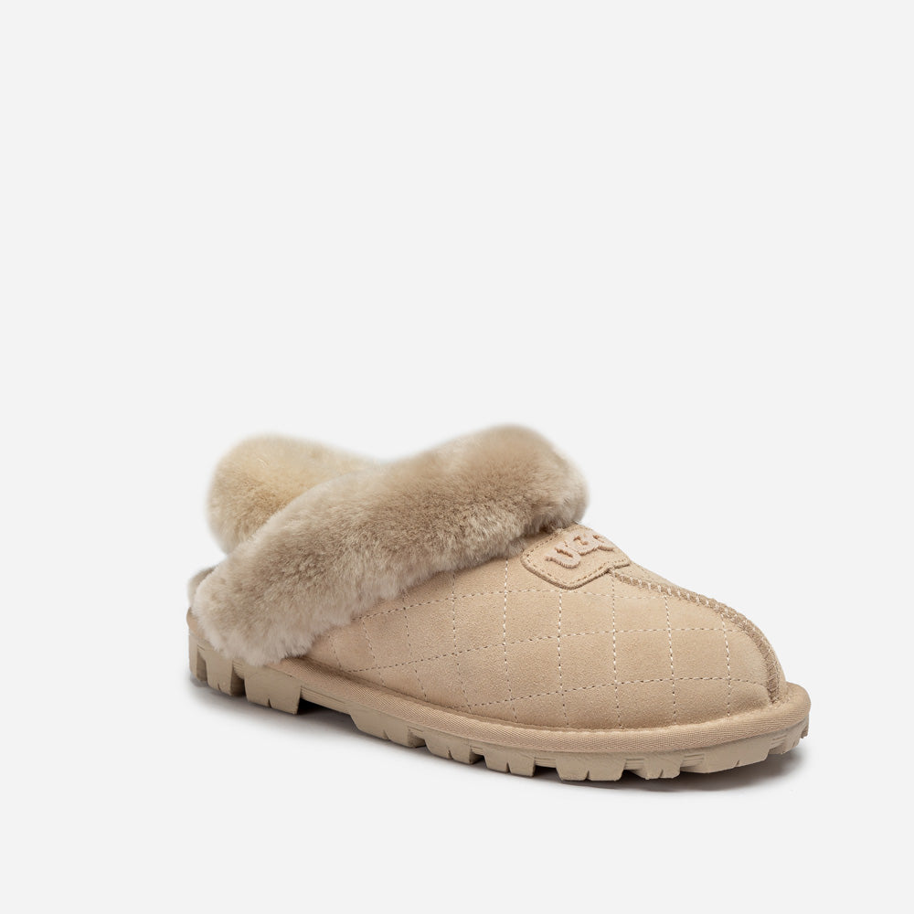 Ugg Coquette Matelasse Emb Logo Slipper( Detachable Feature)