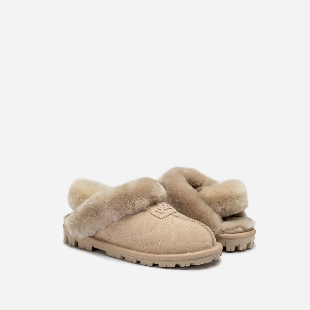 Ugg Coquette Matelasse Emb Logo Slipper( Detachable Feature)