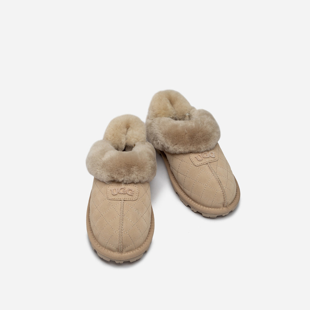 Ugg Coquette Matelasse Emb Logo Slipper( Detachable Feature)