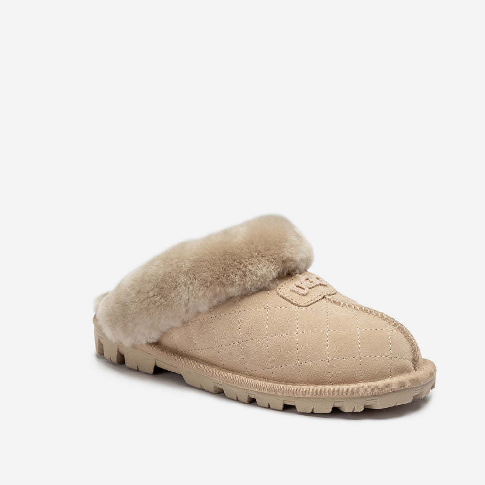 Ugg Coquette Matelasse Emb Logo Slipper( Detachable Feature)
