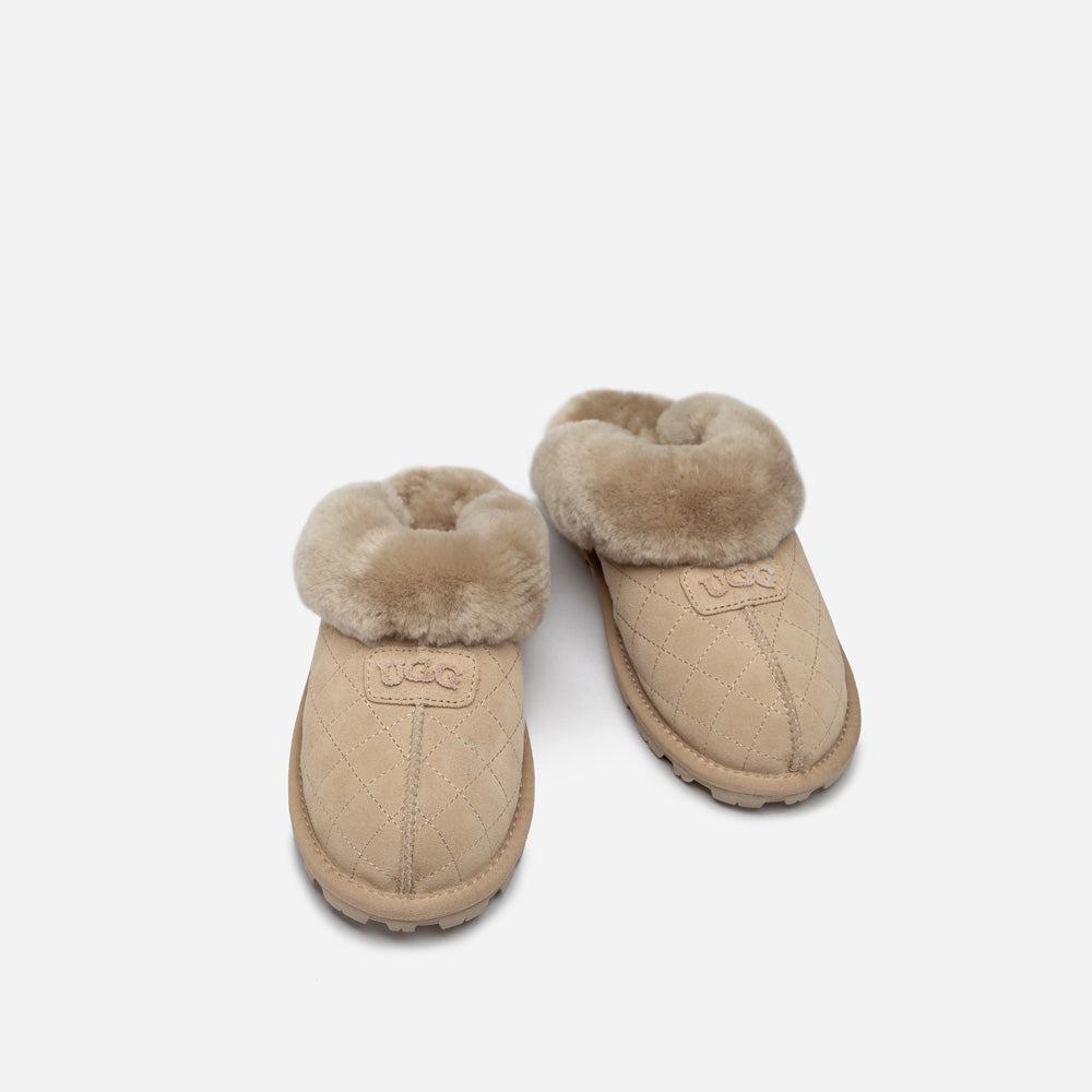 Ugg Coquette Matelasse Emb Logo Slipper( Detachable Feature)