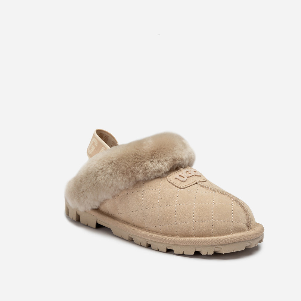 Ugg Coquette Matelasse Emb Logo Slipper( Detachable Feature)
