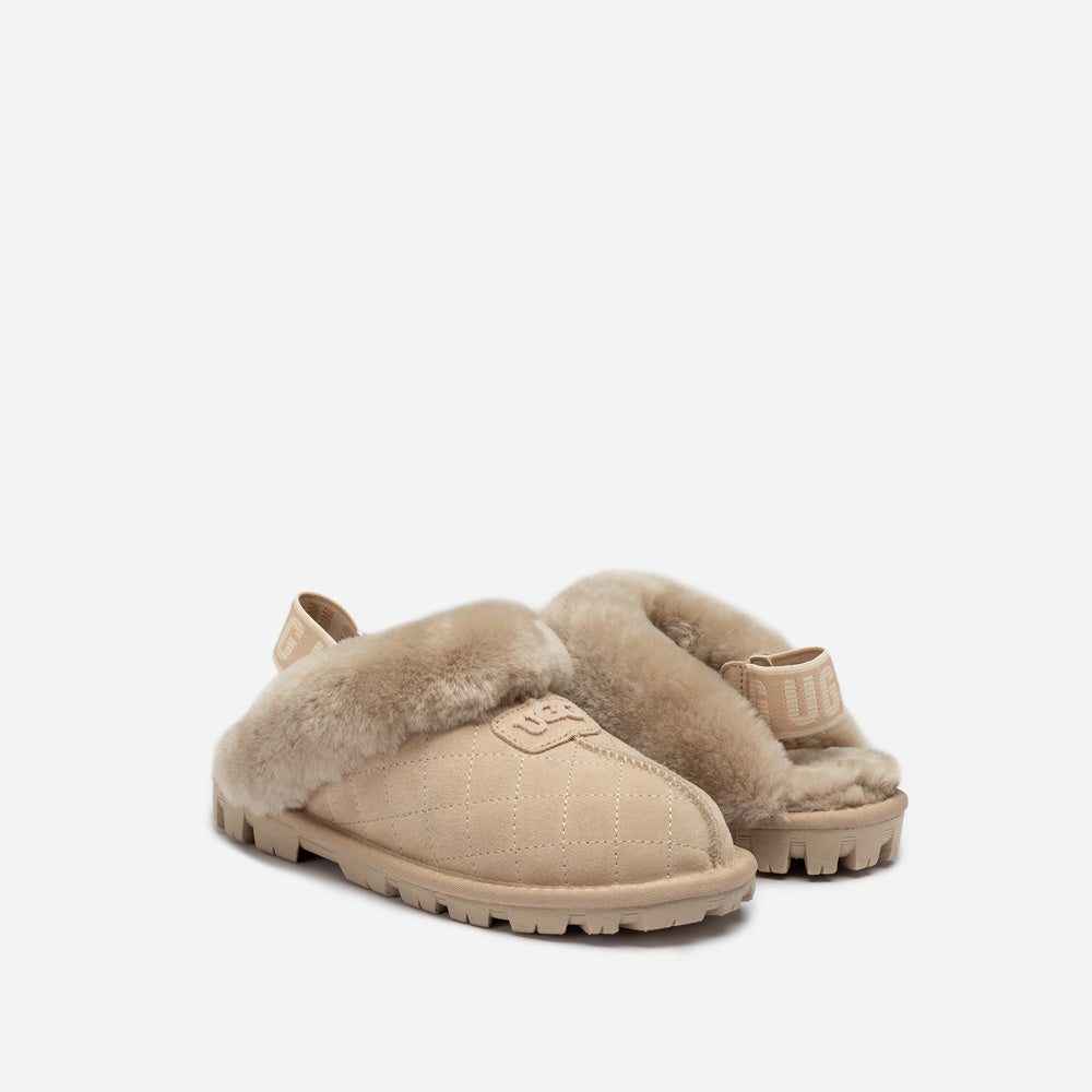 Ugg Coquette Matelasse Emb Logo Slipper( Detachable Feature)