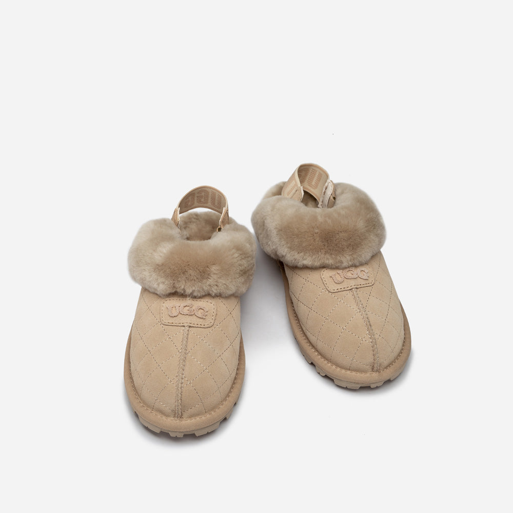 Ugg Coquette Matelasse Emb Logo Slipper( Detachable Feature)