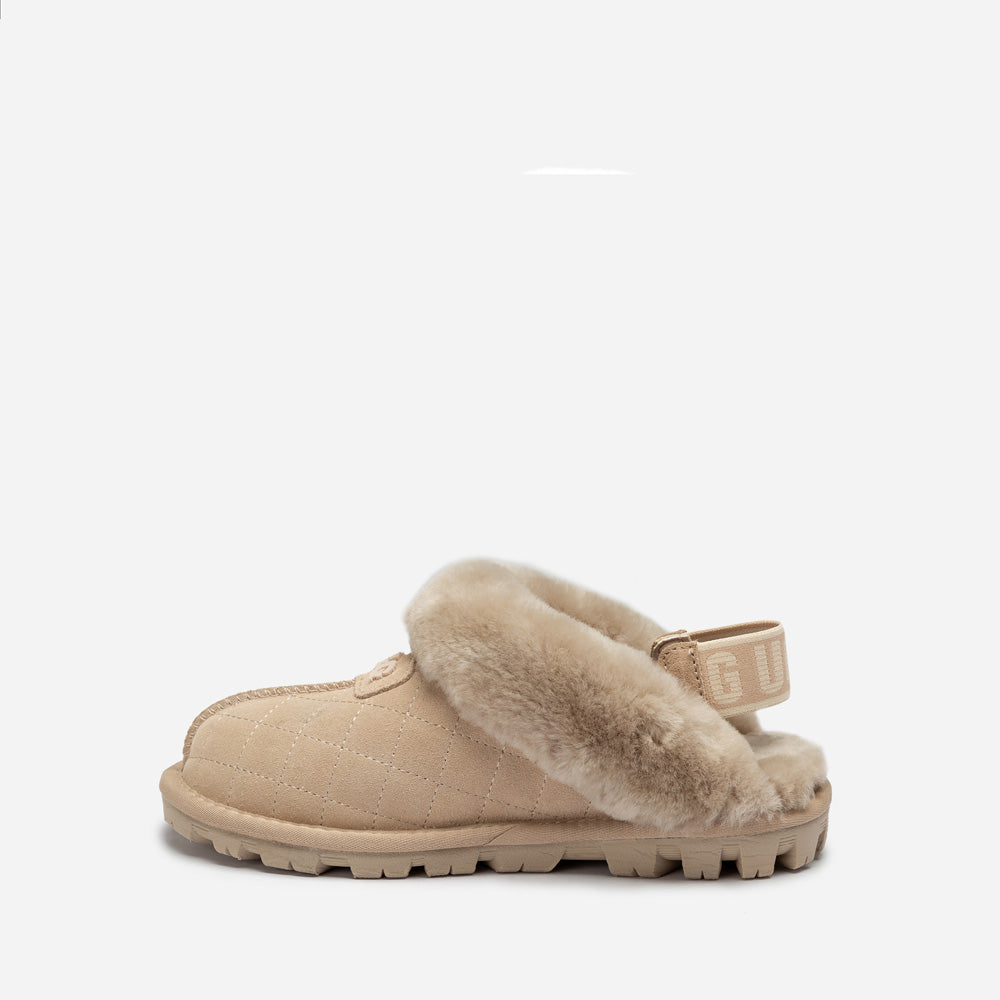 Ugg Coquette Matelasse Emb Logo Slipper( Detachable Feature)
