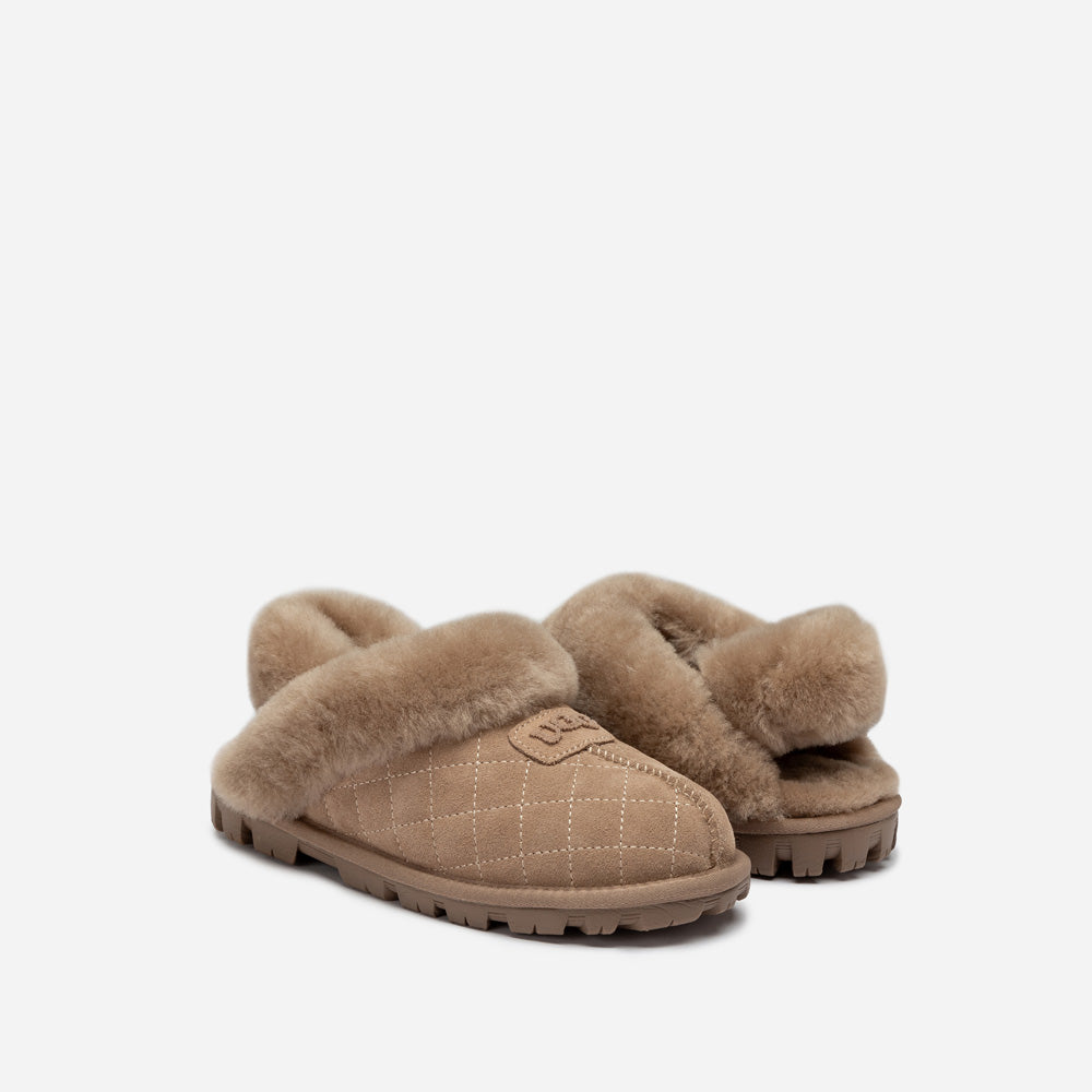 Ugg Coquette Matelasse Emb Logo Slipper( Detachable Feature)