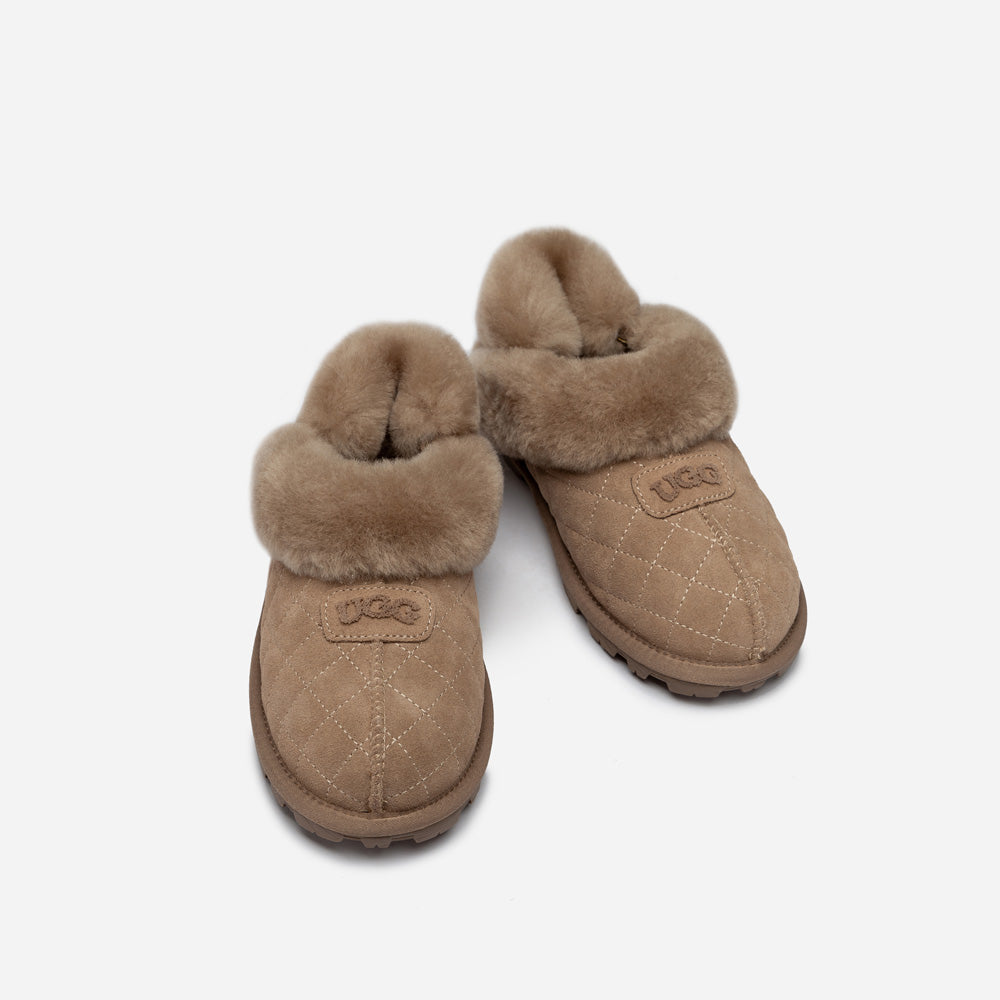 Ugg Coquette Matelasse Emb Logo Slipper( Detachable Feature)