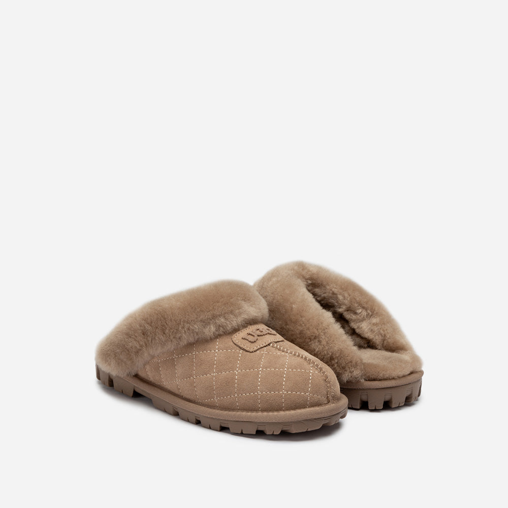 Ugg Coquette Matelasse Emb Logo Slipper( Detachable Feature)