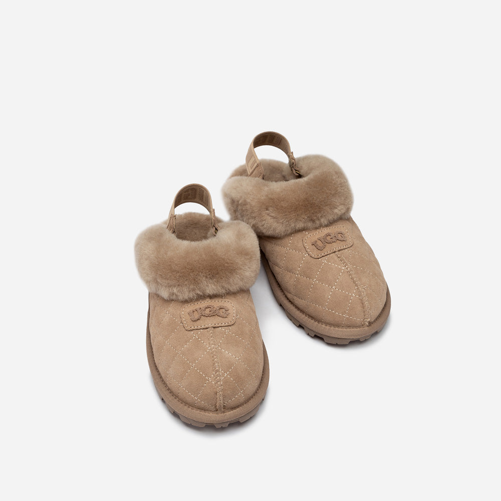 Ugg Coquette Matelasse Emb Logo Slipper( Detachable Feature)