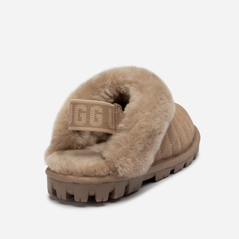 Ugg Coquette Matelasse Emb Logo Slipper( Detachable Feature)