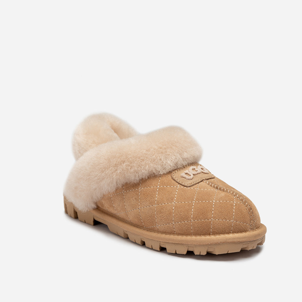 Ugg Coquette Matelasse Emb Logo Slipper( Detachable Feature)