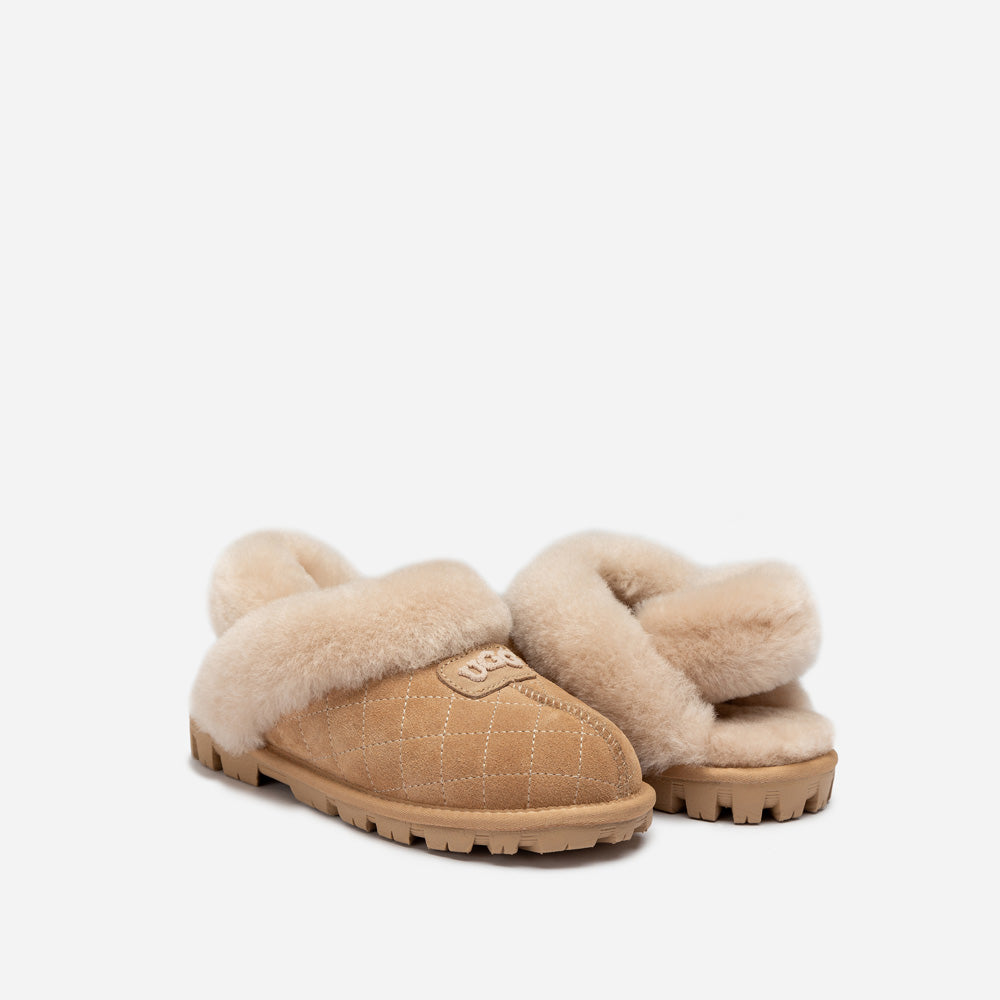 Ugg Coquette Matelasse Emb Logo Slipper( Detachable Feature)