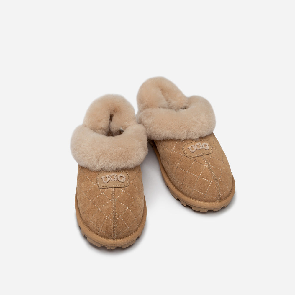 Ugg Coquette Matelasse Emb Logo Slipper( Detachable Feature)