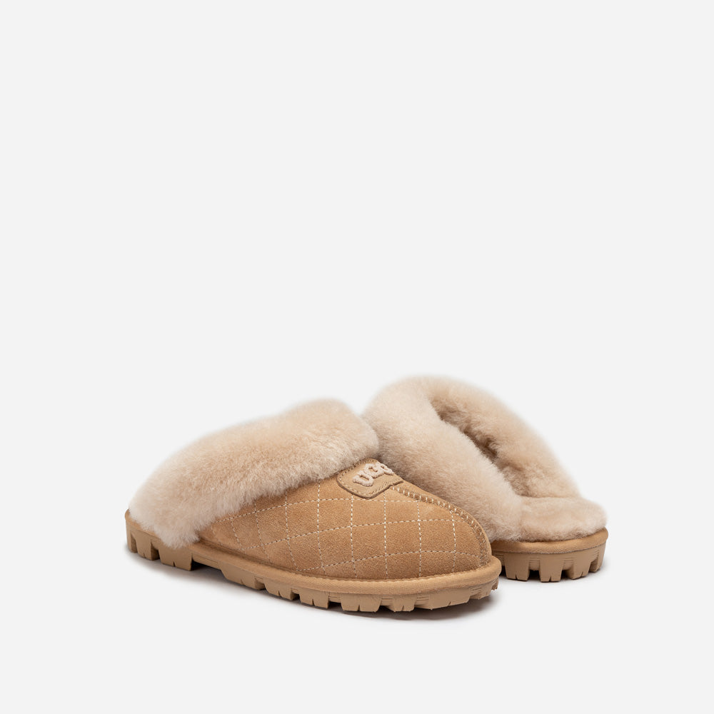 Ugg Coquette Matelasse Emb Logo Slipper( Detachable Feature)