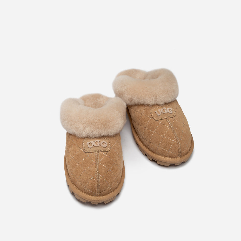 Ugg Coquette Matelasse Emb Logo Slipper( Detachable Feature)
