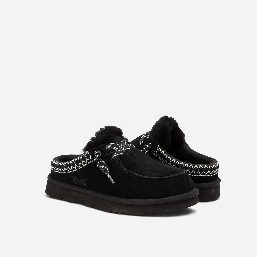 UGG Heritage Suede Sheepskin Clog