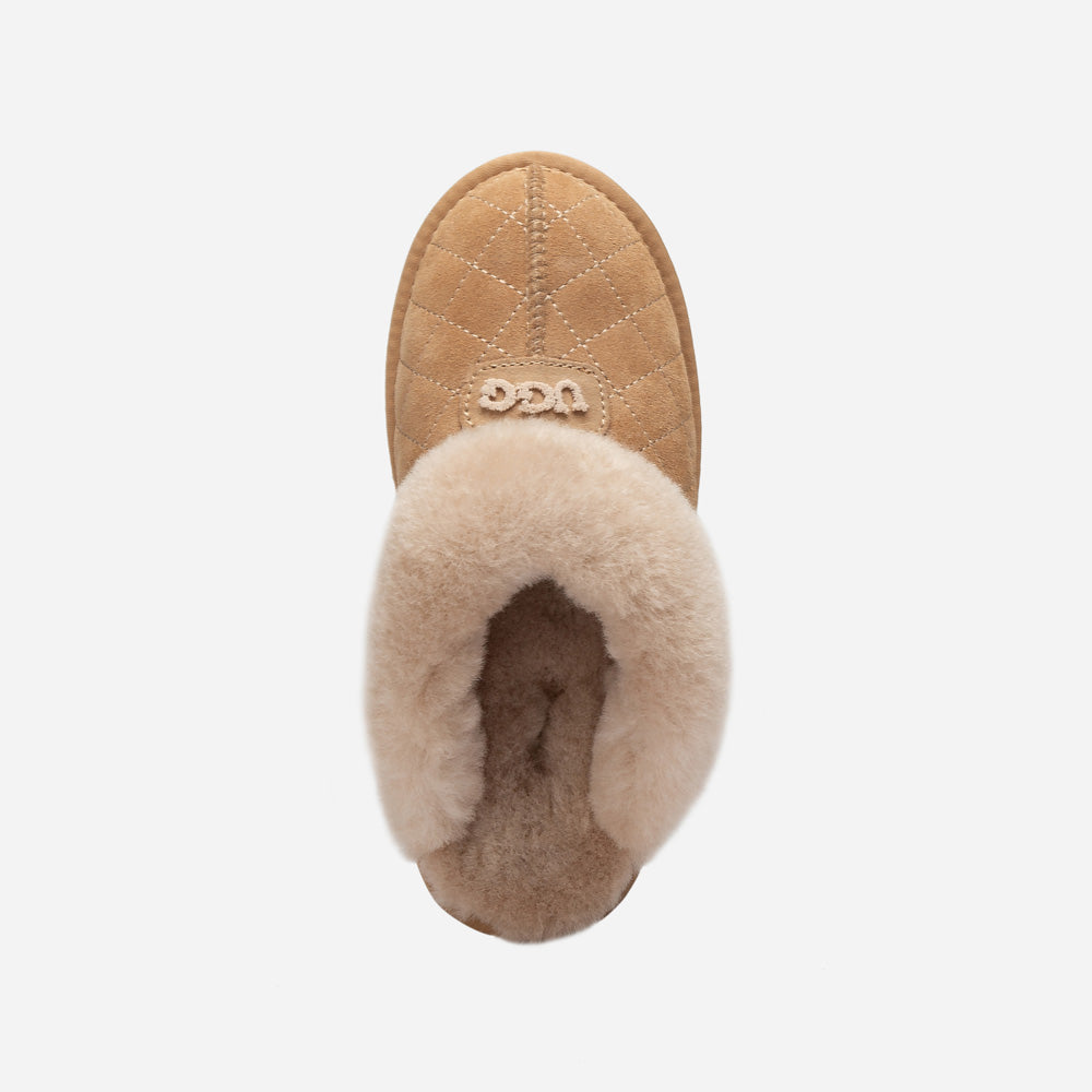 Ugg Coquette Matelasse Emb Logo Slipper( Detachable Feature)