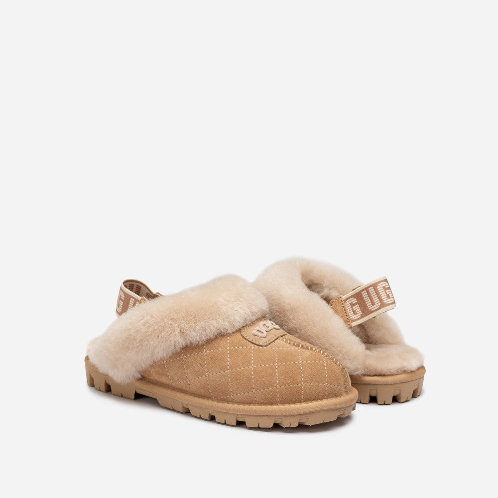 Ugg Coquette Matelasse Emb Logo Slipper( Detachable Feature)