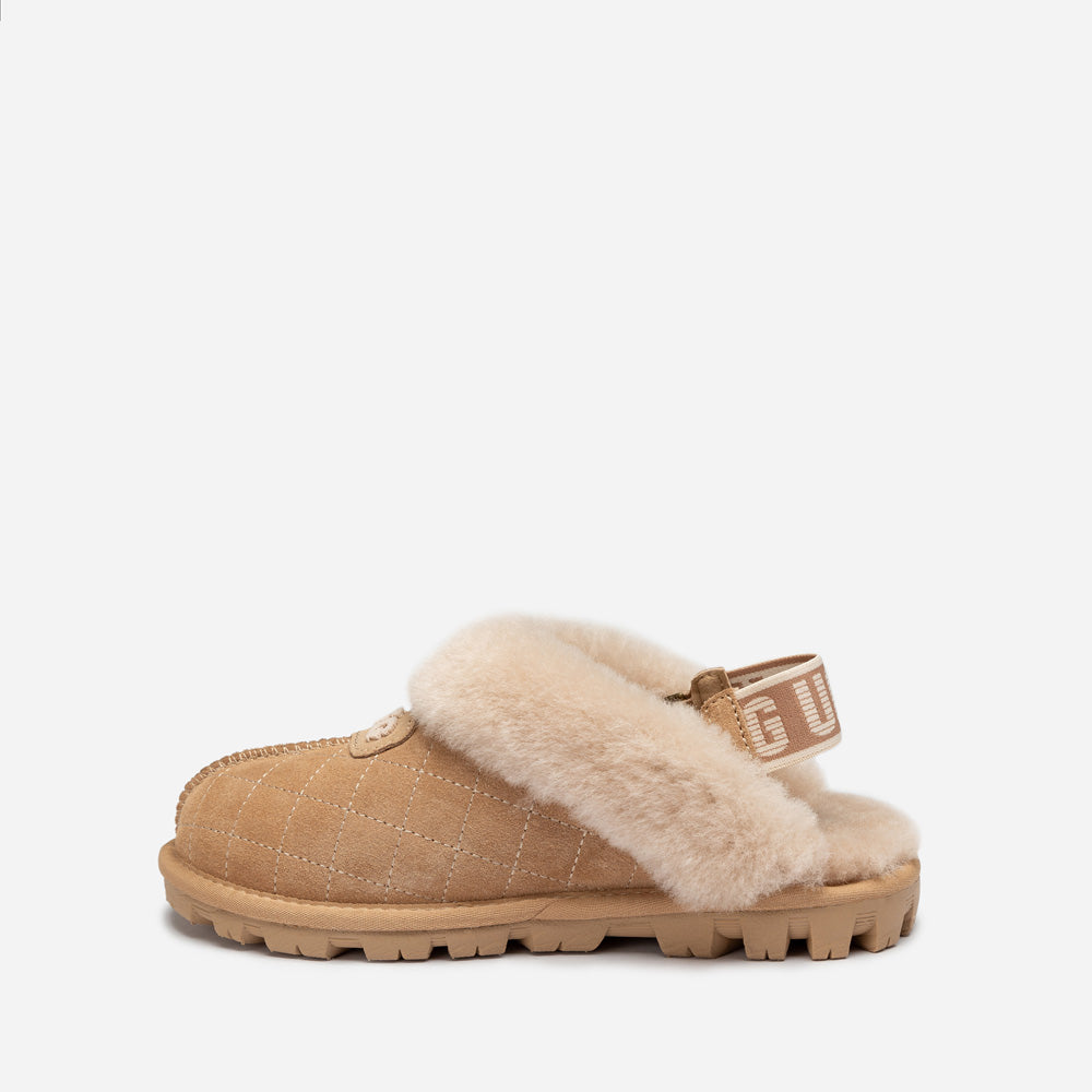 Ugg Coquette Matelasse Emb Logo Slipper( Detachable Feature)