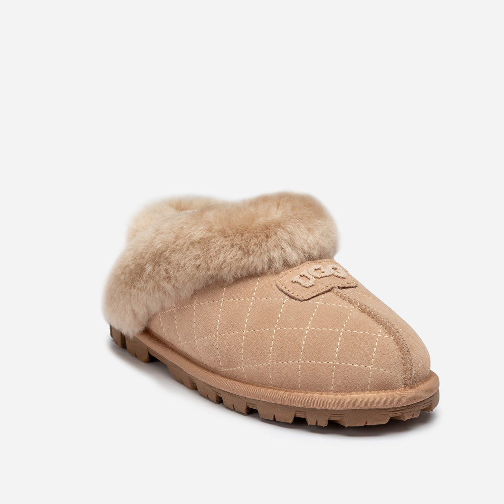 Ugg Coquette Matelasse Emb Logo Slipper( Detachable Feature)