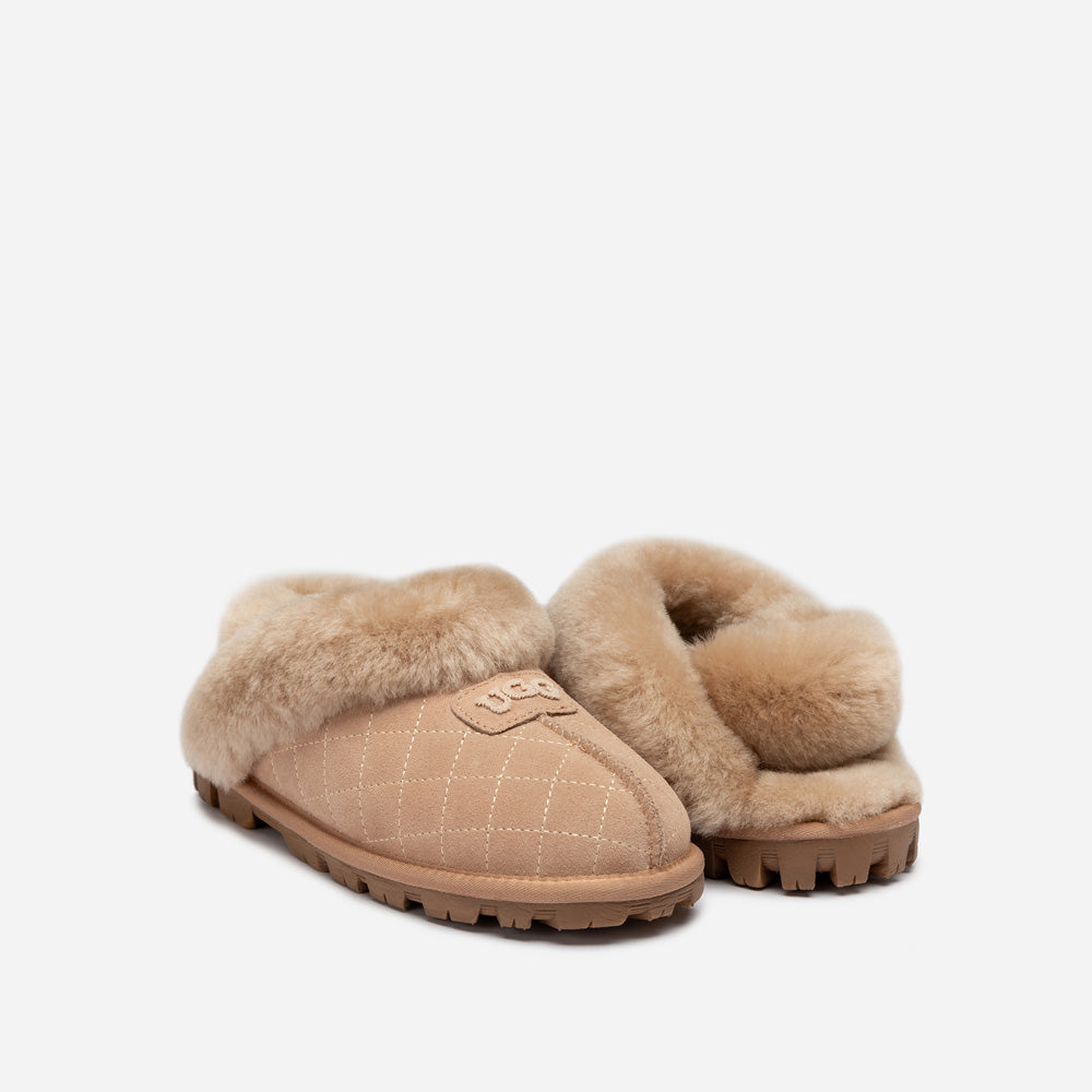 Ugg Coquette Matelasse Emb Logo Slipper( Detachable Feature)