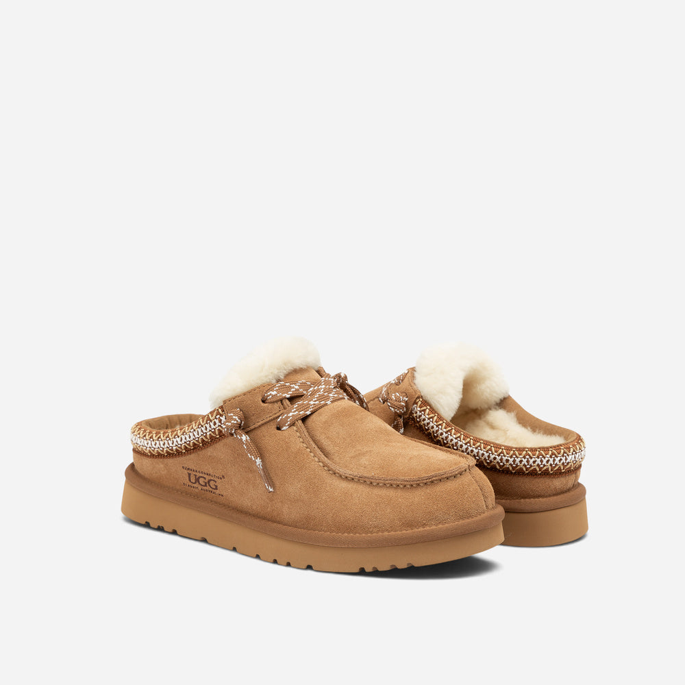 UGG Heritage Suede Sheepskin Clog