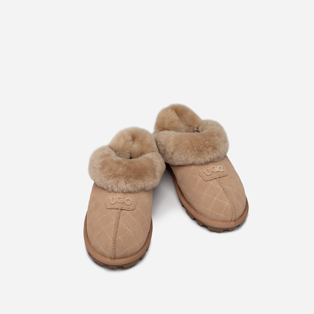 Ugg Coquette Matelasse Emb Logo Slipper( Detachable Feature)