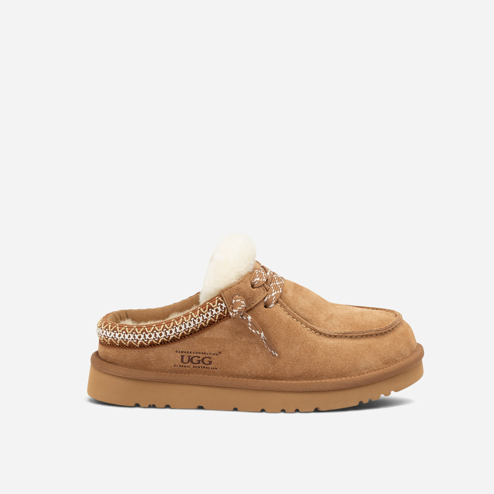 UGG Heritage Suede Sheepskin Clog