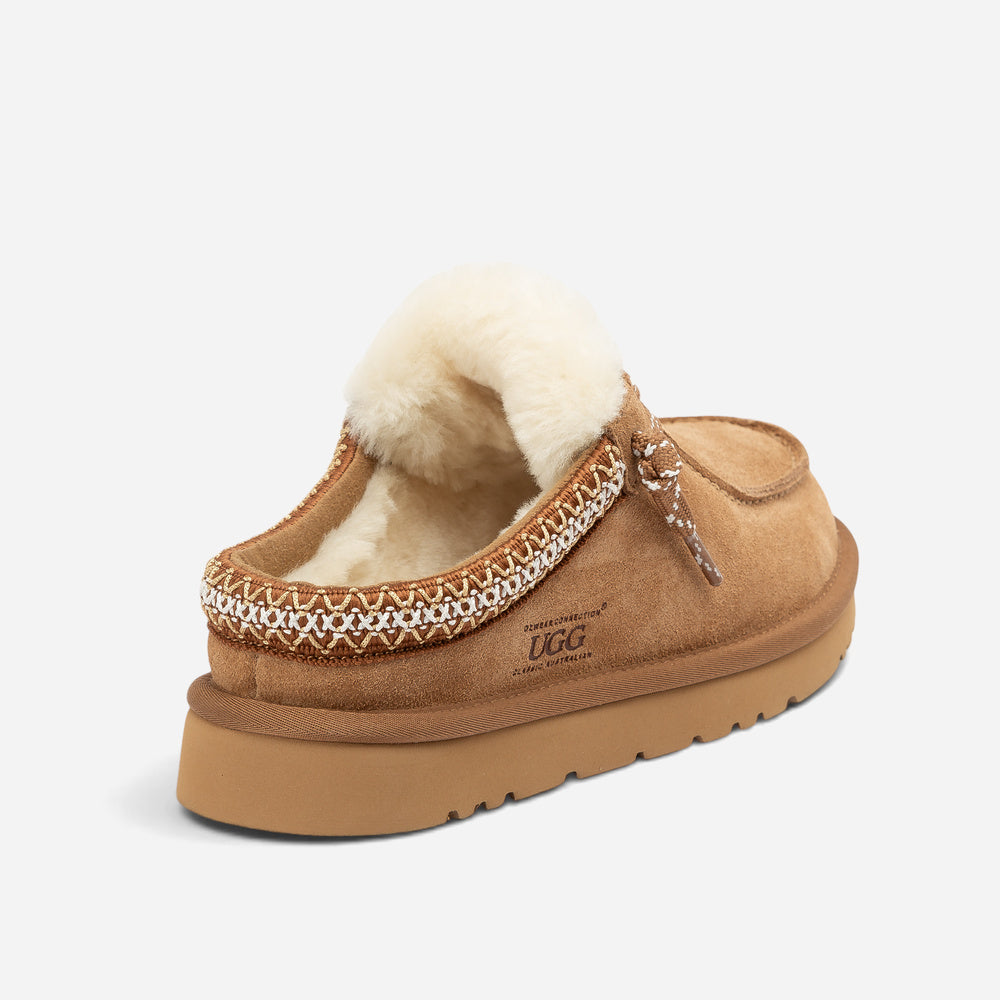 UGG Heritage Suede Sheepskin Clog