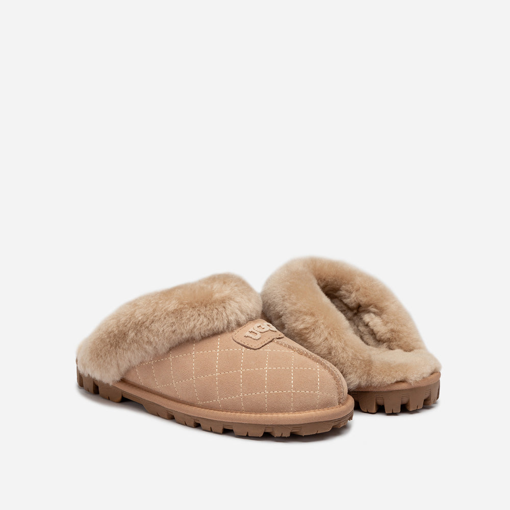 Ugg Coquette Matelasse Emb Logo Slipper( Detachable Feature)