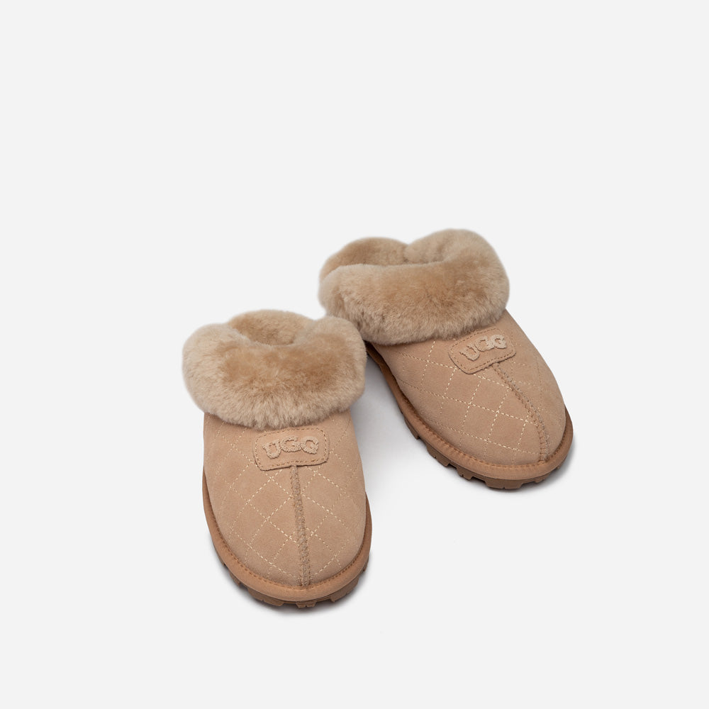Ugg Coquette Matelasse Emb Logo Slipper( Detachable Feature)