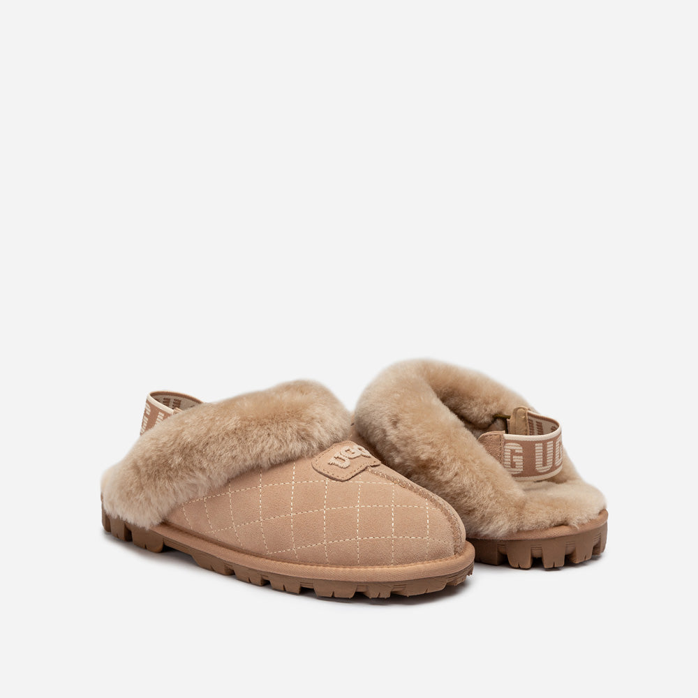 Ugg Coquette Matelasse Emb Logo Slipper( Detachable Feature)