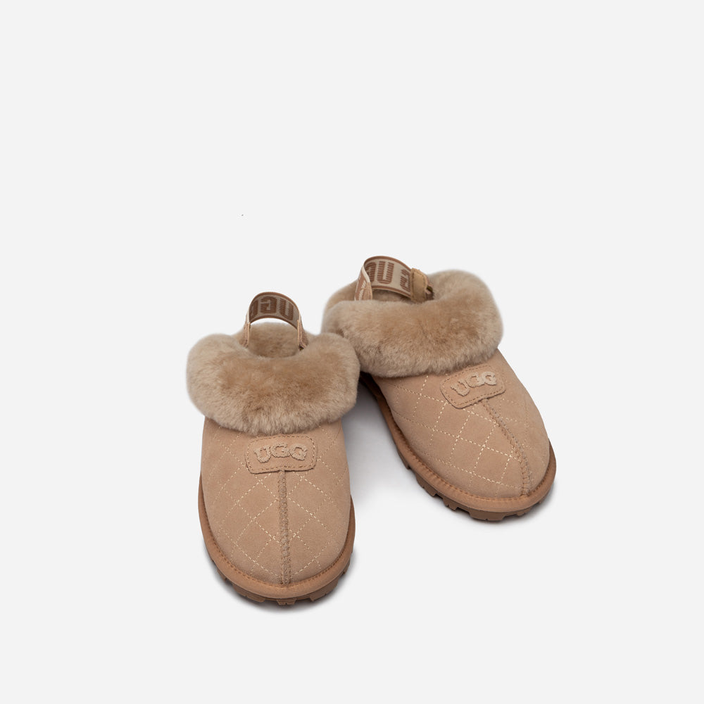 Ugg Coquette Matelasse Emb Logo Slipper( Detachable Feature)