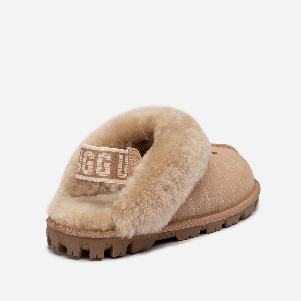 Ugg Coquette Matelasse Emb Logo Slipper( Detachable Feature)