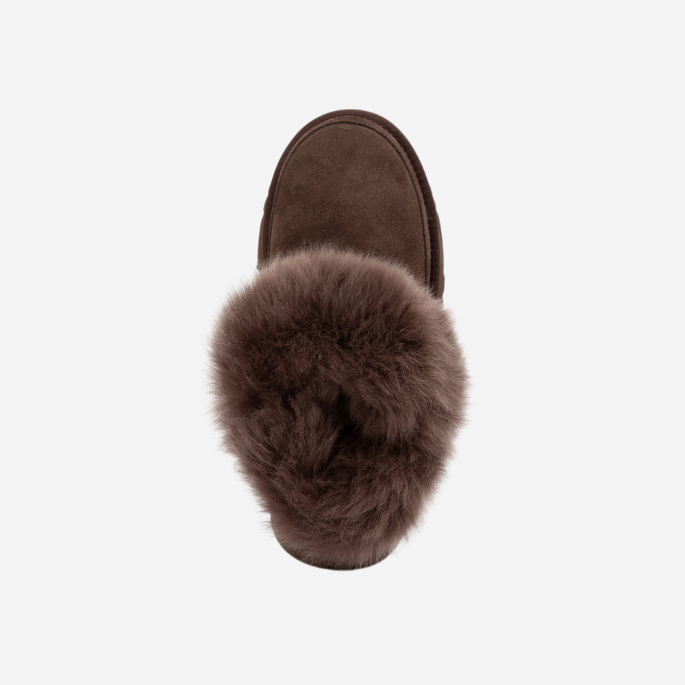 UGG Daniela Premium Platform Slipper (Elastic Logo & Wool Strap – Detachable)