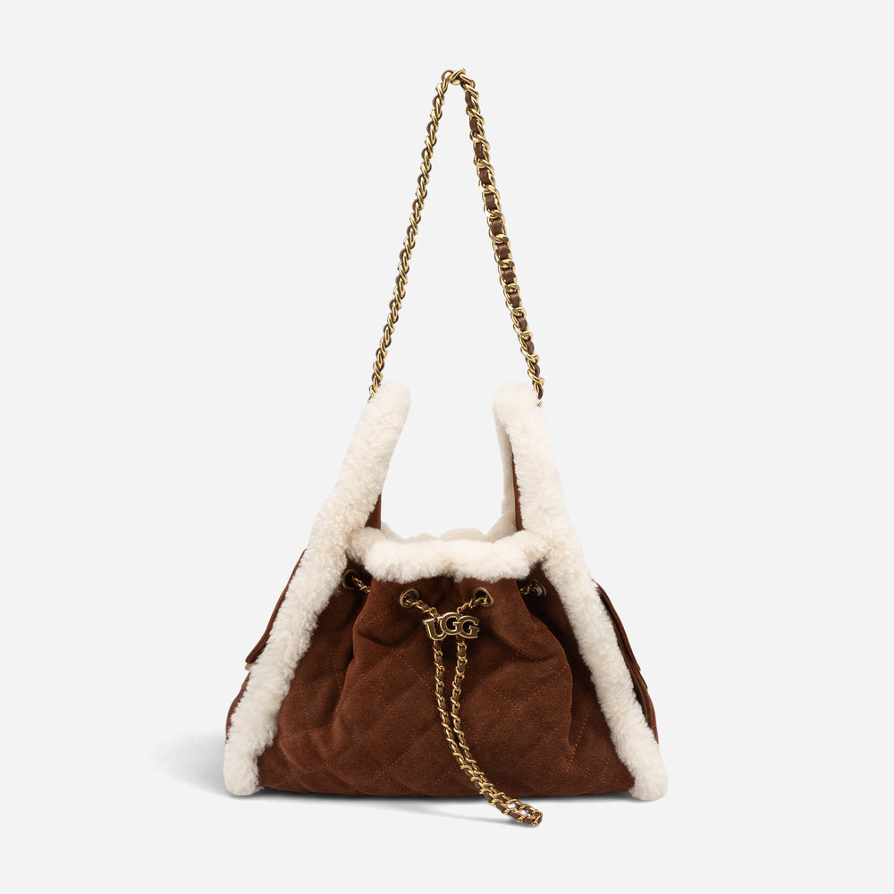 UGG Shearling Quilted Bucket Bag (3-Way)