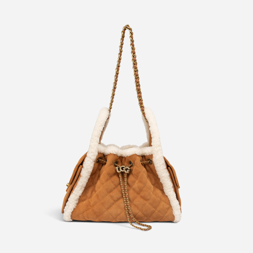 UGG Shearling Quilted Bucket Bag (3-Way)
