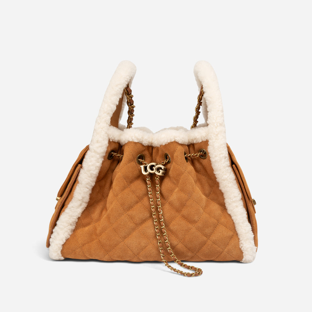 UGG Shearling Quilted Bucket Bag (3-Way)