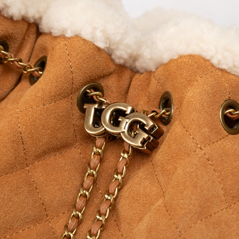 UGG Shearling Quilted Bucket Bag (3-Way)