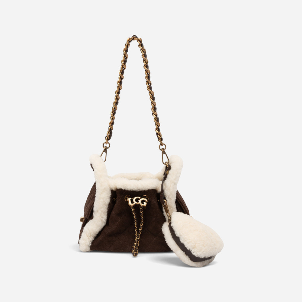 UGG Shearling Quilted Nano Bucket Bag (3-Way)
