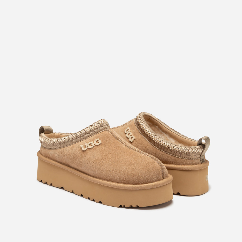 Ugg Sydney Embroidery Platform Slipper