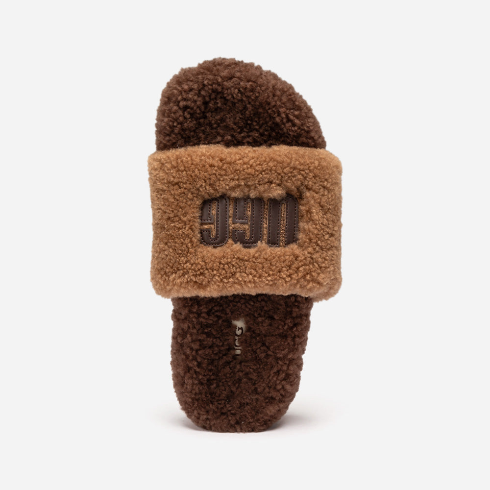 Ugg Acacia Shearling Logo Slipper