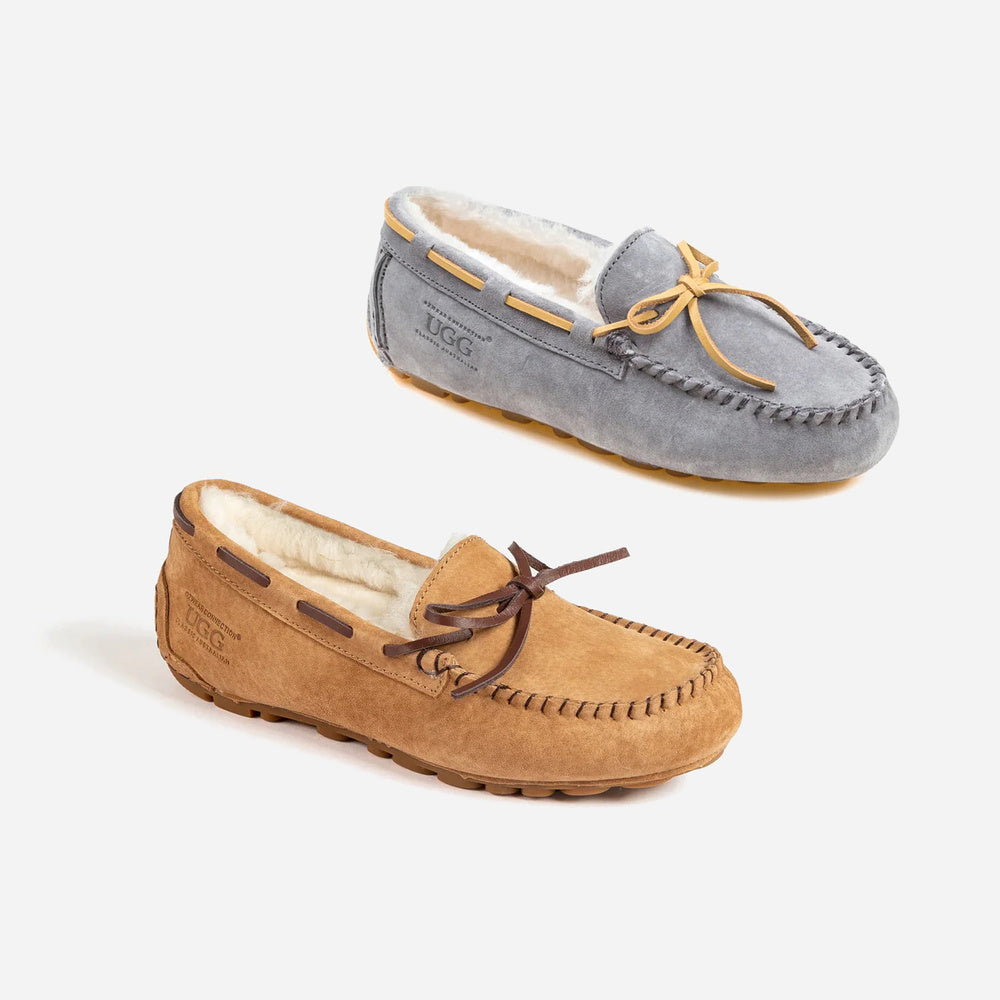 ★【新品未使用】UGG ozwear connection モカシン★ Ugg Romy Ladies Moccasin (Inner Wedge)