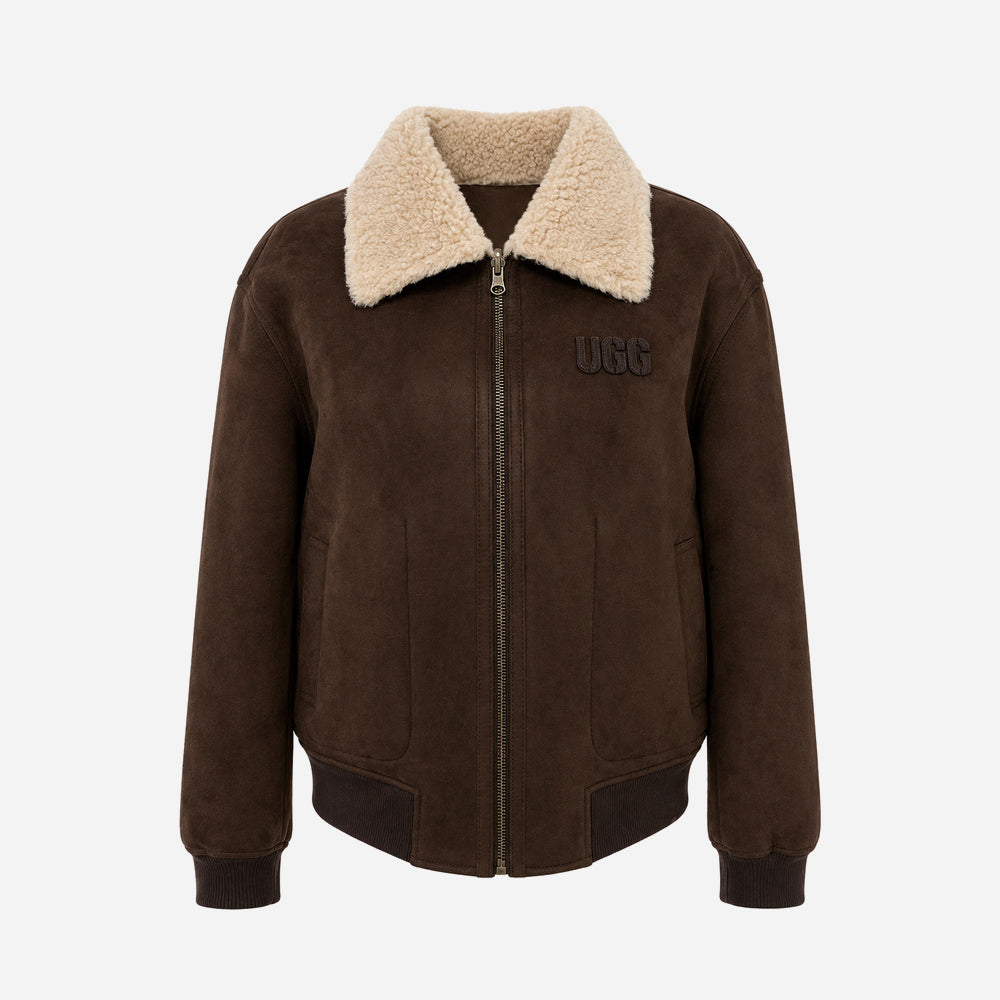 UGG Reversible Australian Wool Bomber Jacket