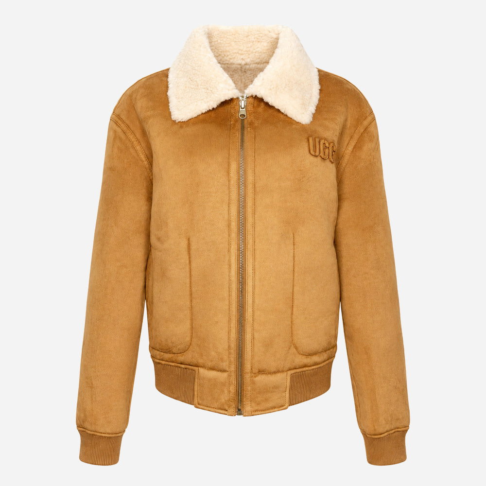 UGG Reversible Australian Wool Bomber Jacket