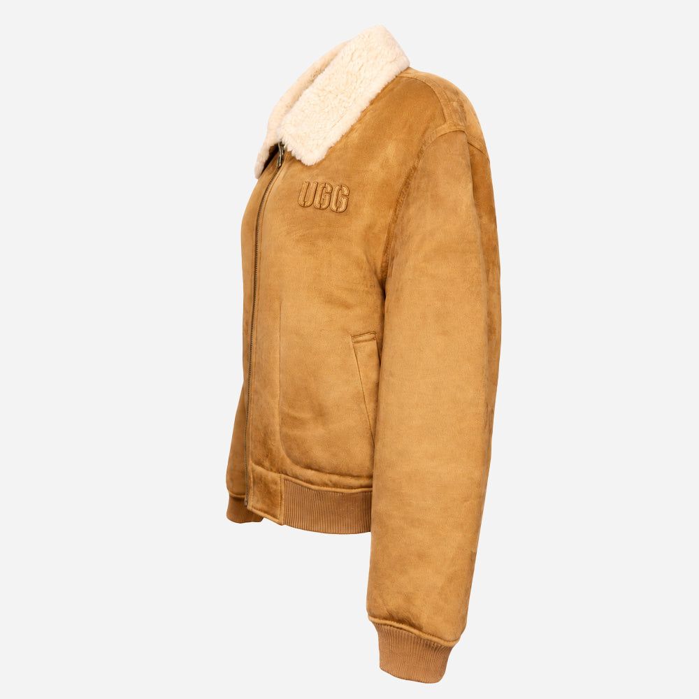 UGG Reversible Australian Wool Bomber Jacket