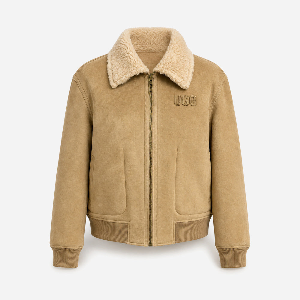 UGG Reversible Australian Wool Bomber Jacket