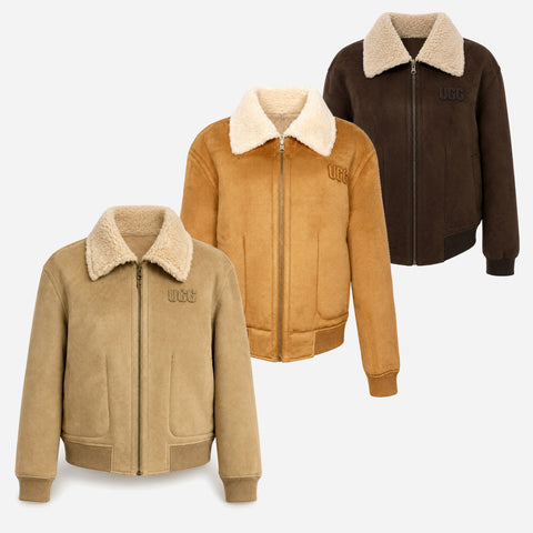 UGG Reversible Australian Wool Bomber Jacket