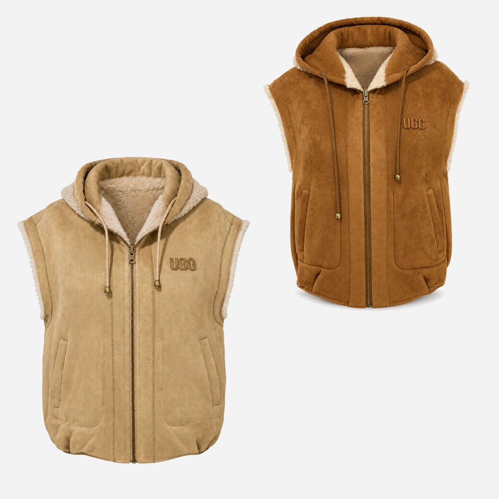 UGG Australian Wool Hooded Vest